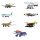 MATTEL JDJ05 Matchbox Skybusters, Spielzeugflugzeug, sortiert