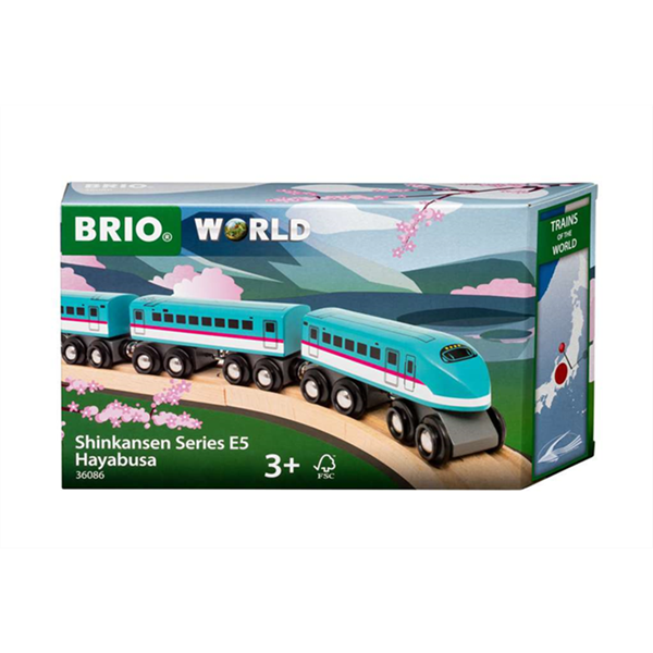 BRIO 63608600 Trains of the World Shinkansen Series E5 Hayabusa Zug
