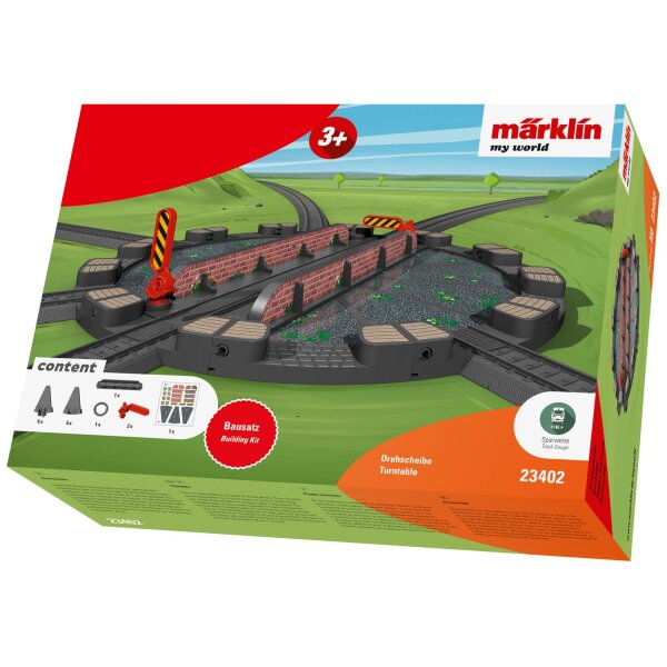 Märklin 23402 my world Drehscheibe mit 6 Gleisanschlüssen 36 cm