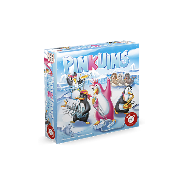 PIATNIK 67309 Pinkuins Brettspiel – Originalverpackung Vorderansicht