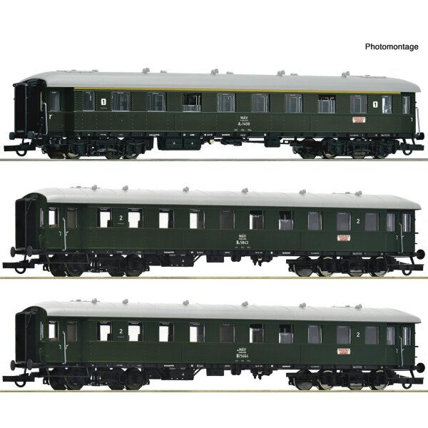 Roco 6200132 Personenwagen-Set 3-tlg., Epoche IV, Spur H0