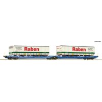 Roco 6600117 Doppeltragwagen mit Containern, Epoche V-VI,...
