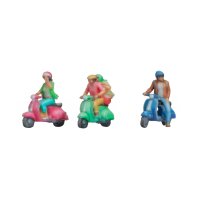 NOCH 44835 Motorrollerfahrer für Spur Z mit drei...