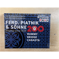 Piatnik 921971 Rummy Bridge Canasta - 200 Jahre Edition