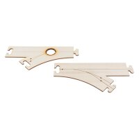FALLER 161939 Laser-Street Abzweigung links und Einmündung 45°  - H0 | 1:87