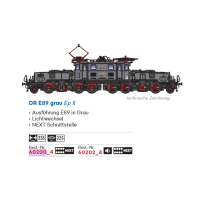JC Jaegerndorfer 60200_4 N E-Lok DR E89 grau