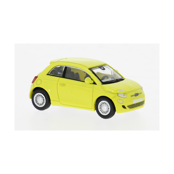 PCX87 PCX870562 Fiat 500e, hellgelb, 2022, 1:87