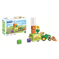 PLAYMOBIL 71773 JUNIOR - Traktor mit lustiger Pflanzmaschine
