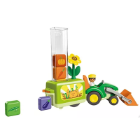 PLAYMOBIL 71773 JUNIOR - Traktor mit lustiger Pflanzmaschine