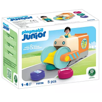 PLAYMOBIL 71774 JUNIOR - Spaßiges Müllsammelfahrzeug