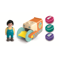 PLAYMOBIL 71774 JUNIOR - Spaßiges Müllsammelfahrzeug