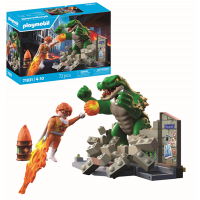 PLAYMOBIL 71831 HEROES - Helden-Showdown mit der Riesenechse