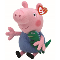 TY 46130 George Pig - Beanie Babies - Reg