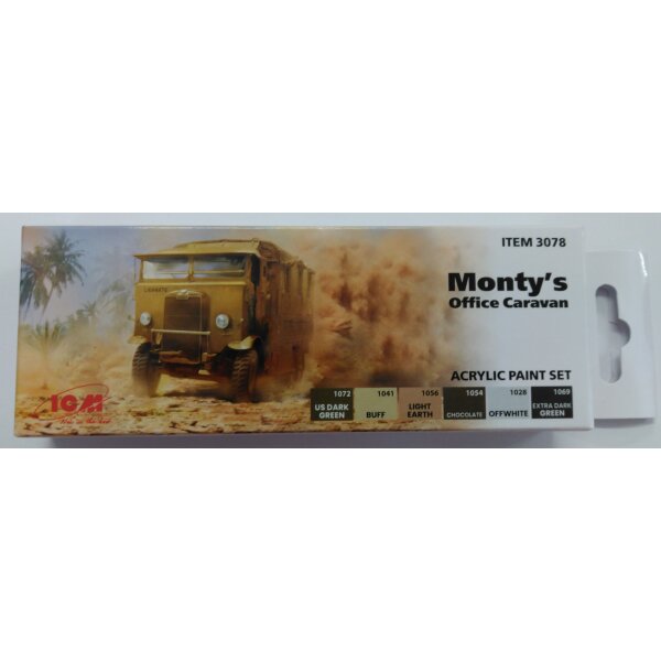 ICM 3078 Monty’s Office Caravan – 1:35 WW2 Kommandowagen Modellbausatz