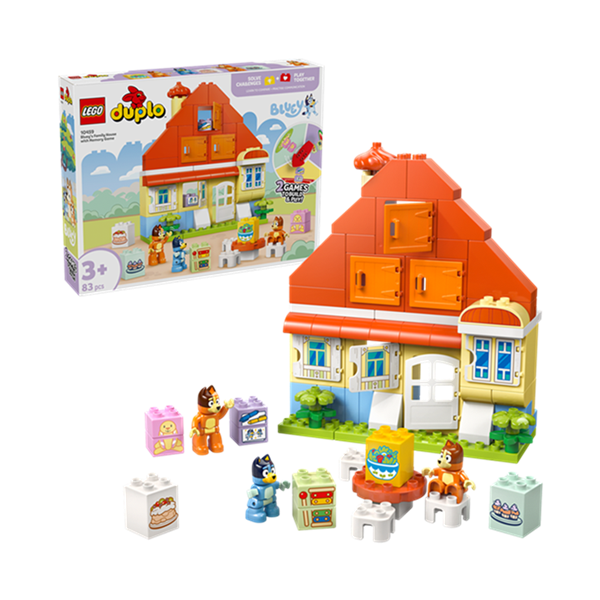 LEGO® 10459 DUPLO® Bluey - Blueys Familienhaus mit Memory-Spiel