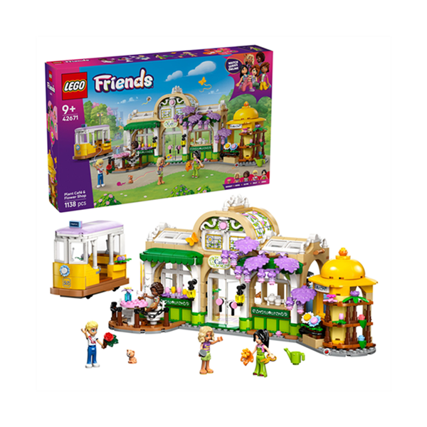 LEGO® 42671 Friends - Pflanzencafé und Blumenkiosk