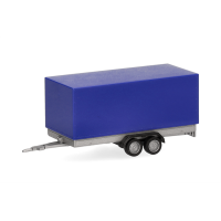 HERPA 052627-004 PKW-Planenanhänger 2achs,...