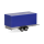 HERPA 052627-004 PKW-Planenanhänger 2achs, ultramarinblau