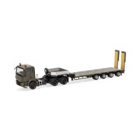 HERPA 747233 MAN TGS M Semitieflade-Sattelzug...