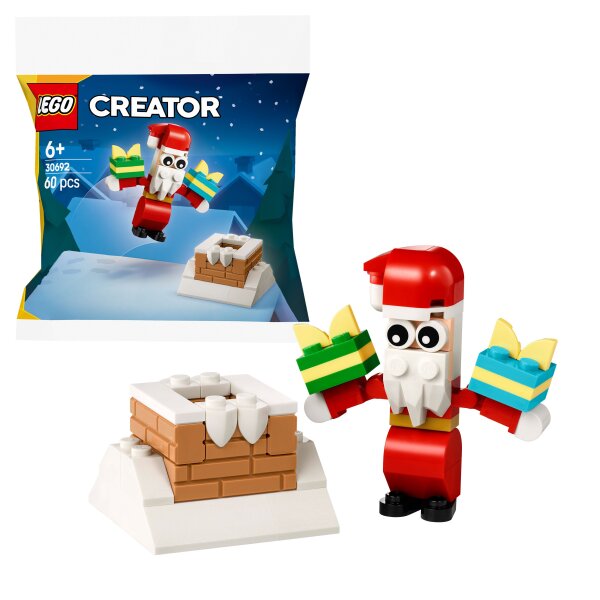 LEGO® 30692 Creator - Der Weihnachtsmann im Schornstein (im Beutel)