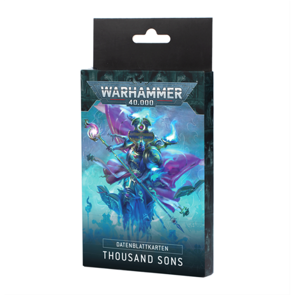 Games Workshop 36-02 DATENBLATTKARTEN: THOUSAND SONS (DEUTSCH