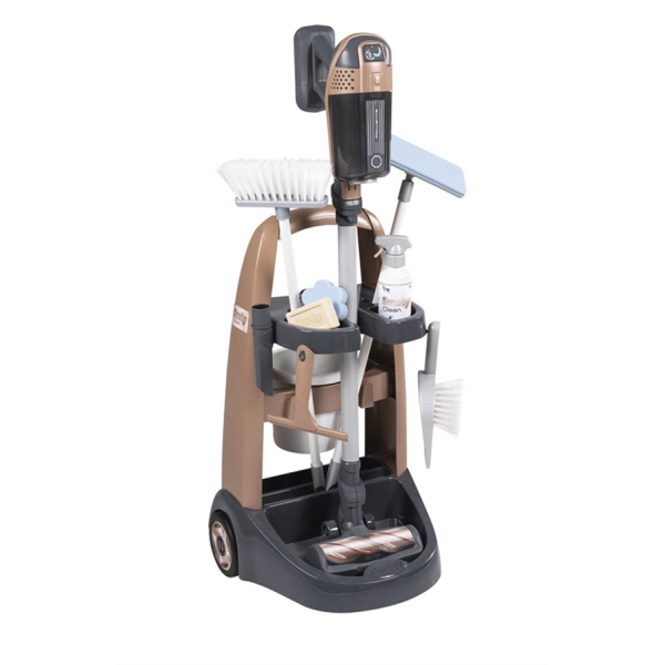 Smoby 7600330326 Smoby Rowenta Reinigungstrolley - Roleplay Cleaning