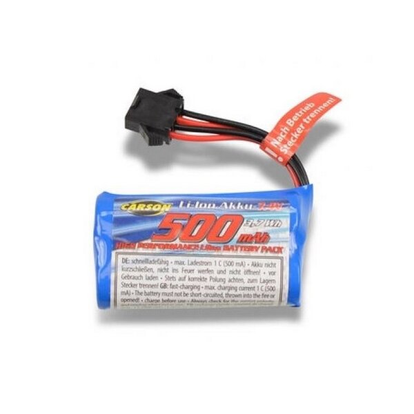 CARSON 500608288 7,4V/500mAh Lilon Cage Fighter JST-4 - Carson RC Sport