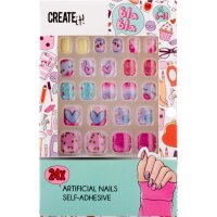 Canenco 622000 Create it! Künstliche Fingernägel, selbstklebend