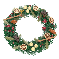 BRIXIES 222109 Plus Blumenkranz / Flower wreath