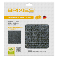 BRIXIES 225003 Plus Designer Platte Kopfsteinpflaster 32...