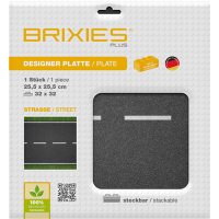 BRIXIES 225005 Plus Designer Platte Straße Gerade...