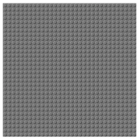 BRIXIES 225011 Plus Basis Platte Dunkelgrau 32 x 32 Noppen