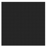 BRIXIES 225012 Plus Basis Platte Schwarz 32 x 32 Noppen