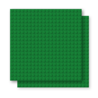 BRIXIES 225014 Plus Basis Platte Grün 20 x 20 Noppen...