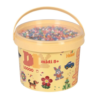 HAMA 180-00 Eimer mit Midi Perlen 10000 Stk.