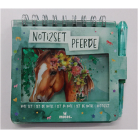 moses. 38267 Notizset Pferde sort.