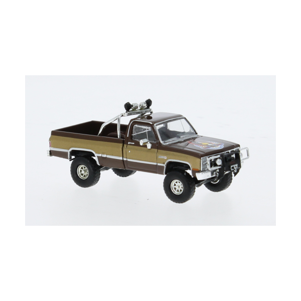 BREKINA 267450 , GMC Sierra Grande, braun/gold, 1981, 1:87