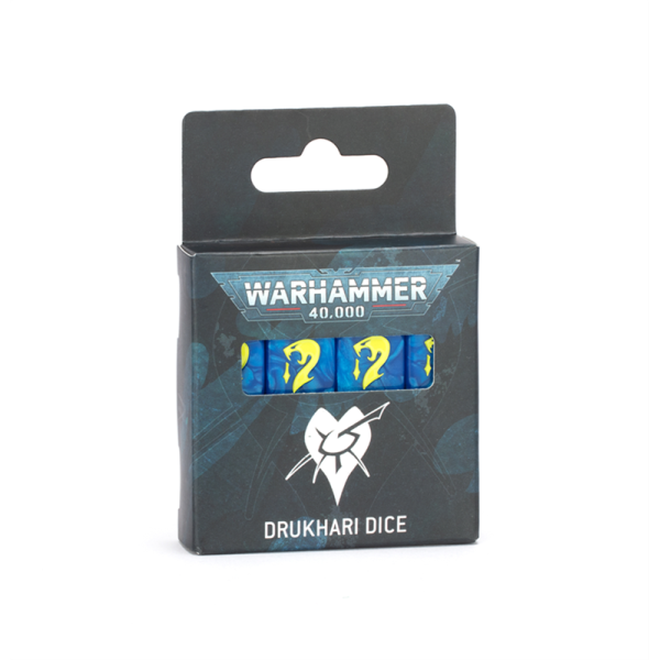 Games Workshop 45-05 WARHAMMER 40000: DRUKHARI DICE SET - Warhammer 40,000