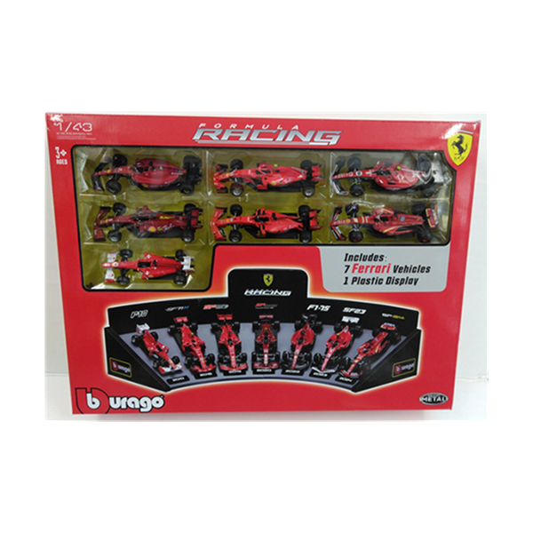 Bburago 18-36864 - 1:43 F1 Ferrari 7er Kollektion
