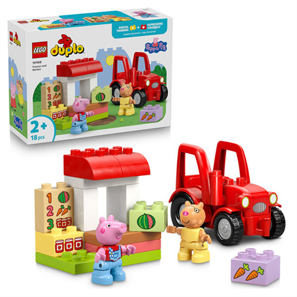 LEGO® 10468 DUPLO® - Traktor und Marktstand