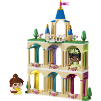 LEGO® 43291 Disney Princess - Die Mini-Prinzessinnen Belle und Tiana mit ihrem Schloss