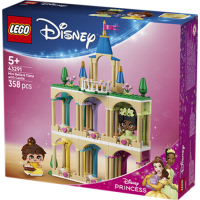 LEGO® 43291 Disney Princess - Die Mini-Prinzessinnen Belle und Tiana mit ihrem Schloss