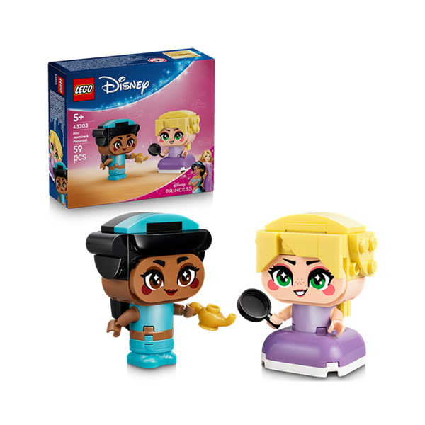 LEGO® 43303 Disney Princess - Die Mini-Prinzessinnen Jasmin und Rapunzel
