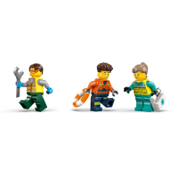 LEGO® 60505 City Fahrzeuge - Kombinationsset mit Flugzeug, Wartungsfahrzeug und Luftkissenboot