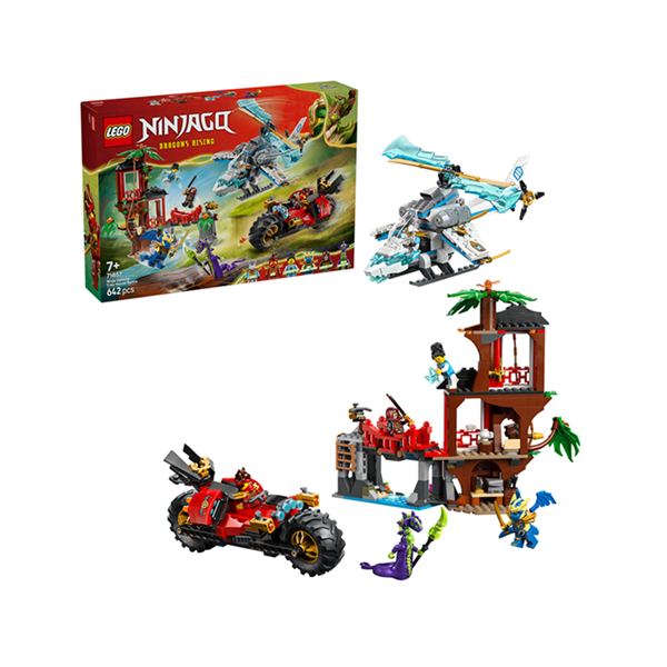 LEGO® 71857 NINJAGO - Showdown am Baumhaus mit dem Ninja-Bike