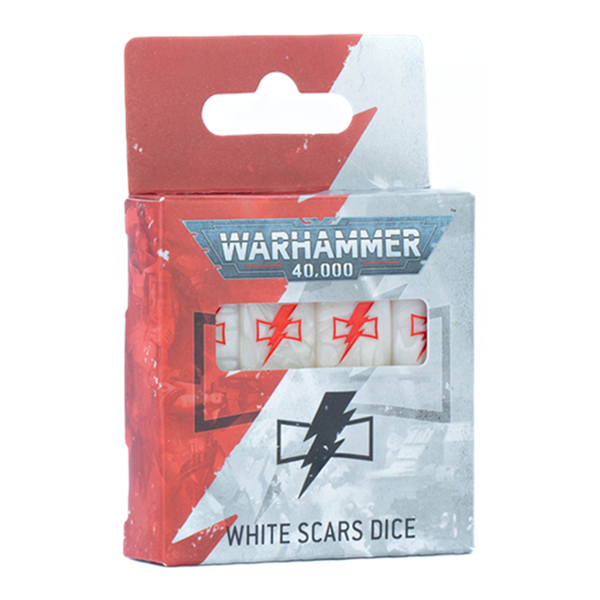 Games Workshop 55-67 WARHAMMER 40000: WHITE SCARS DICE - Warhammer 40,000