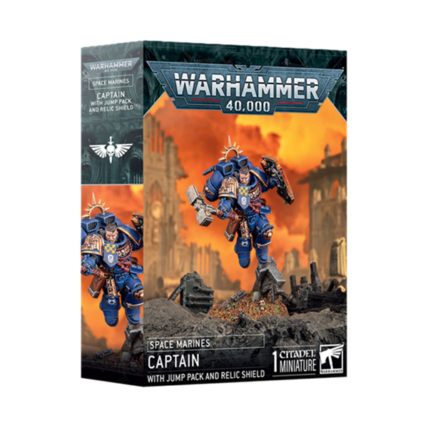 Games Workshop 48-102 CAPTAPIN MIT SPRUNGMODUL END EHRENSCHILD - Warhammer 40,000