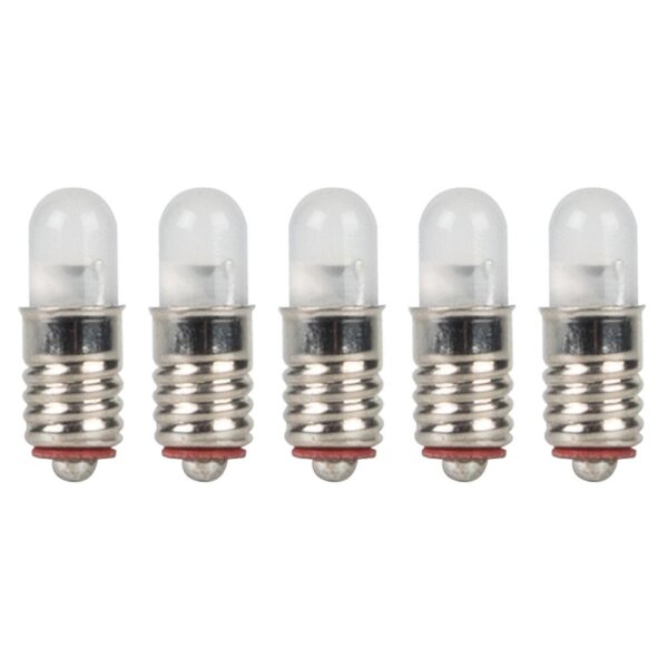 FALLER 180229 5 LEDs für Beleuchtungssockel, kaltweiß - H0 / 1:87