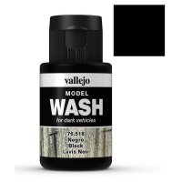 Vallejo 76518 Model Wash 518 Black 35ml