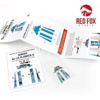 Red Fox Studio RFSQS-48037 - 1/48 Su-33 Flanker D (for Kinetic kit) in 1:48